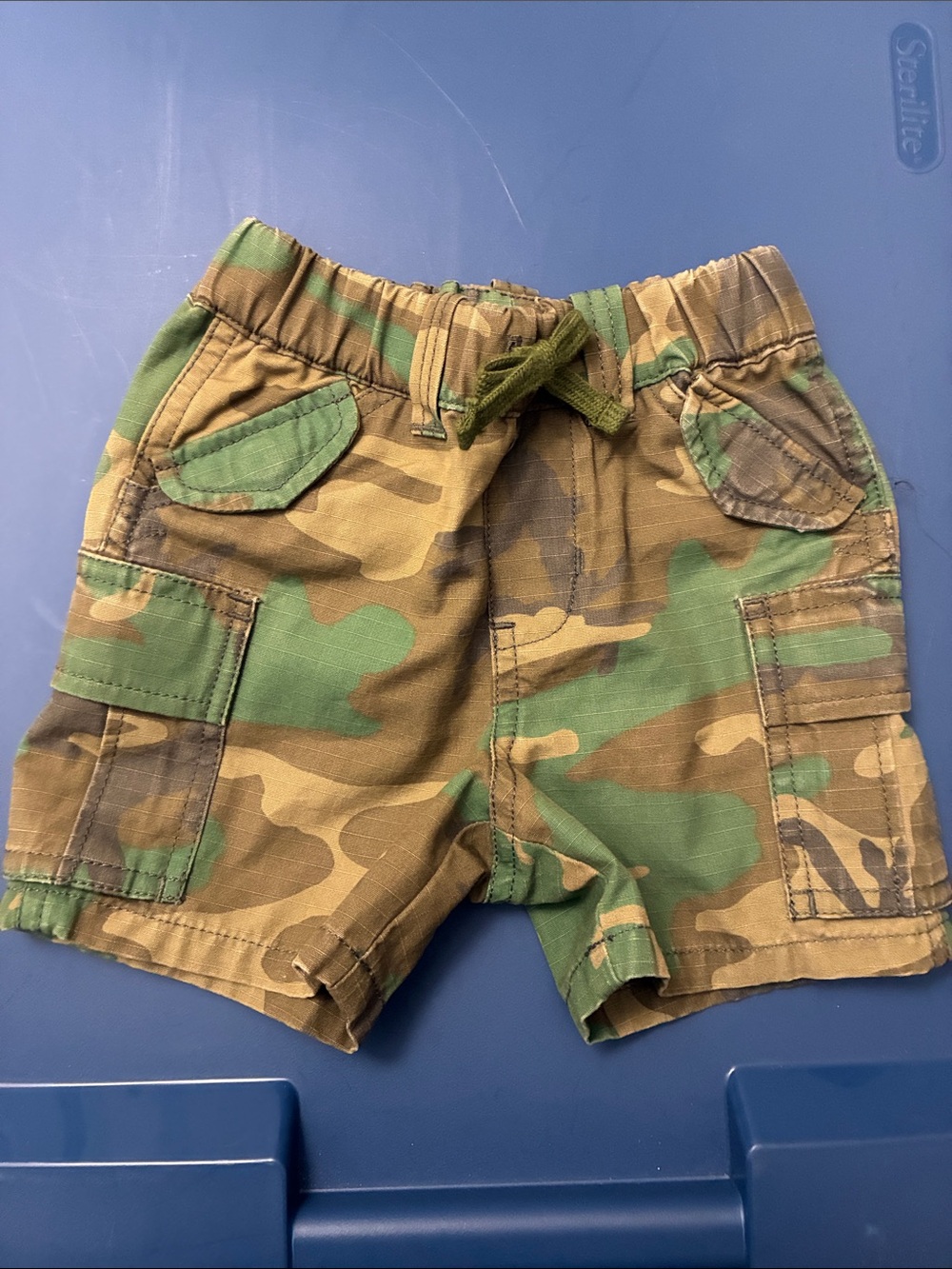 Ralph Lauren Kids Camouflage Cargo Shorts - Green/Brown